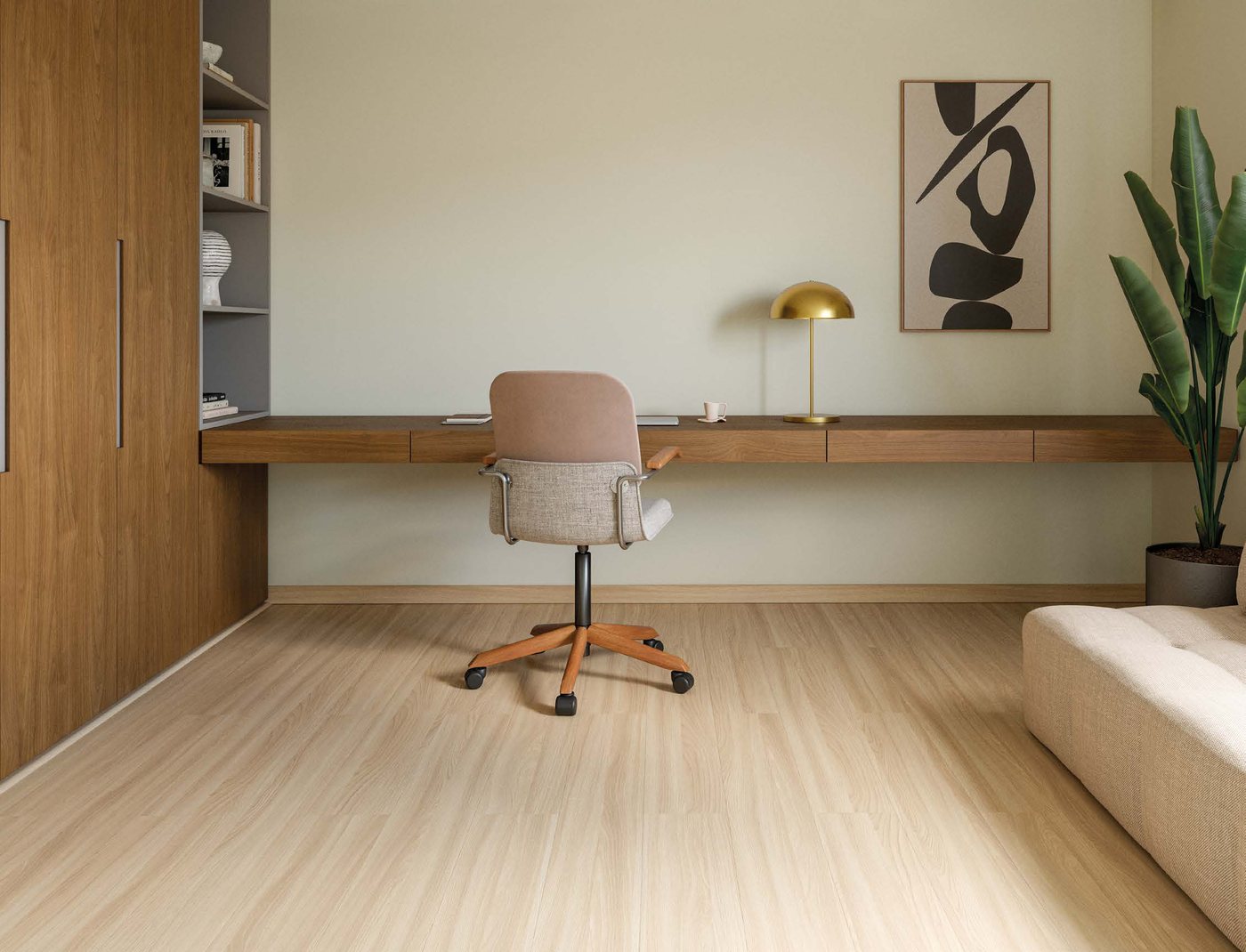 Ambiente decorado com piso Durafloor linha Spot