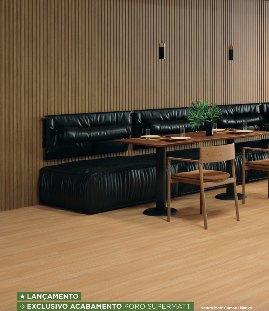 Ambiente decorado com piso laminado Eucafloor
